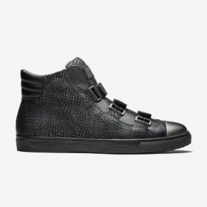 High-Top Hook&Loop Shoes Black - Top High-top Shoes - OPP Official Store (OPP France)