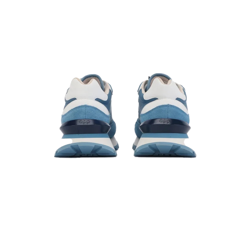 Women Elegant Blue Suede Sneakers – Effortless Style Meets Comfort - Image 6