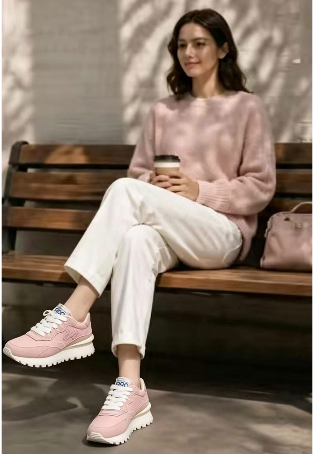 Women Soft Pink Suede Sneakers – Everyday Chic & Comfort - Image 15