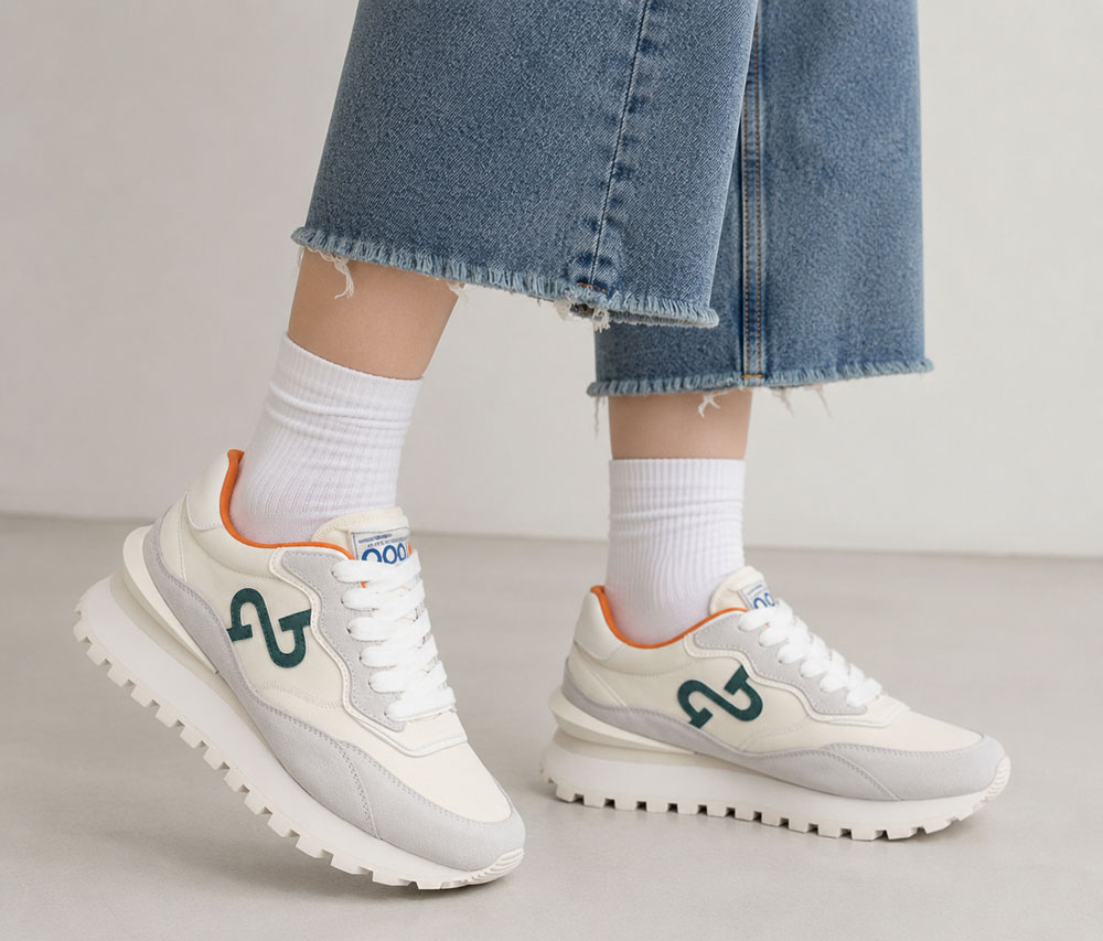 Women Everyday White Suede Sneakers – Chic, Clean & Comfortable - Image 10