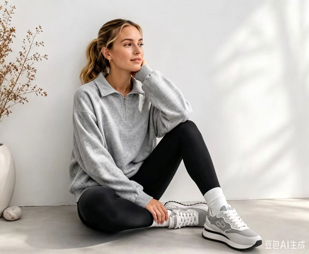 Women Minimal Grey Suede Sneakers – Effortless Everyday Style - Image 15