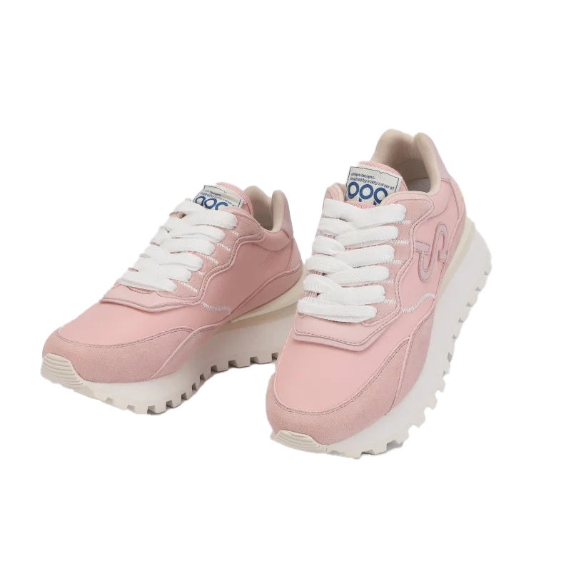 Women Soft Pink Suede Sneakers – Everyday Chic & Comfort - Image 7