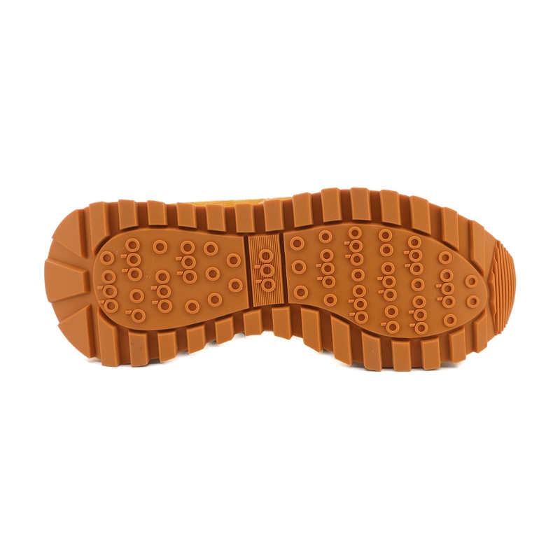 OPPCOLOR Men’s Luxury Lifestyle Bitcoin Sneaker Amber Gold - Image 6