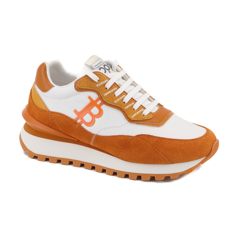 Limited Edition Web3 Inspired Bitcoin Sneakers – Amber Gold Statement Style - Image 2