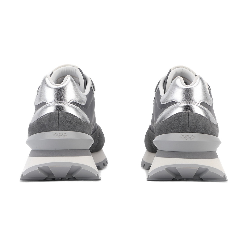 Ethereum Retro Runner Sneakers Tech-Inspired Grey Lifestyle Shoes - Image 6