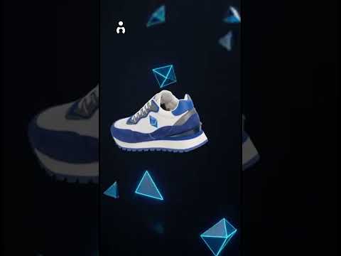 The Tech-Wealth Standard: OPPCOLOR Ethereum Blue Sneaker 🔵 #Shorts #oppcolor
