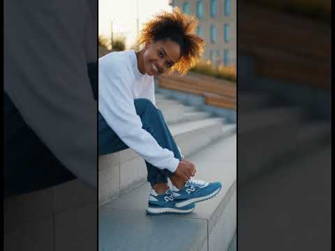 The Ultimate Everyday Essential: OPPCOLOR Classic Blue Sneaker 🔵  #oppcolor