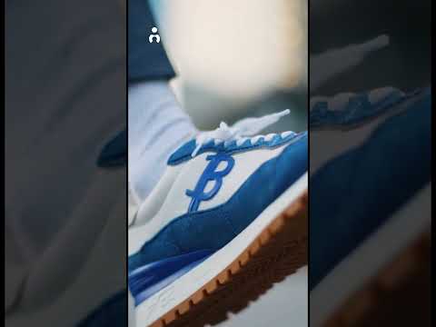 The “Tech Wealth” Standard: OPPCOLOR Blue Bitcoin Sneaker 🔵  #oppcolor