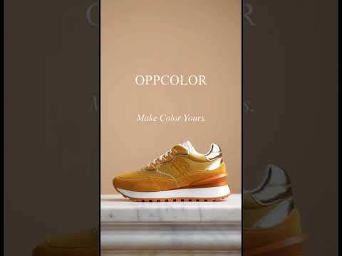 The “Old Money” Bitcoin Sneaker: OPPCOLOR Genesis Gold 🏛️ #Shorts #oppcolor