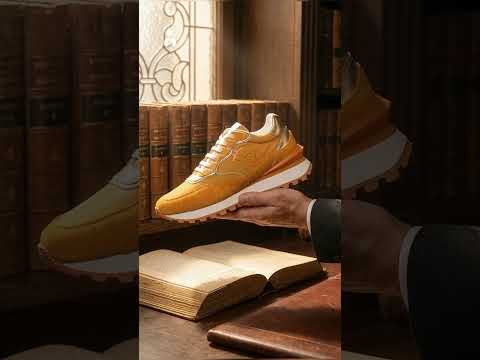 The “Dark Academia” Crypto Sneaker: OPPCOLOR Bitcoin Gold 📚 #oppcolor